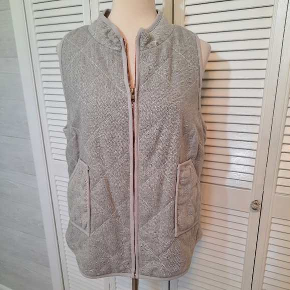 41 Hawthorn Jackets & Blazers - 41 hawthorn herringbone wool vest jacket sz large